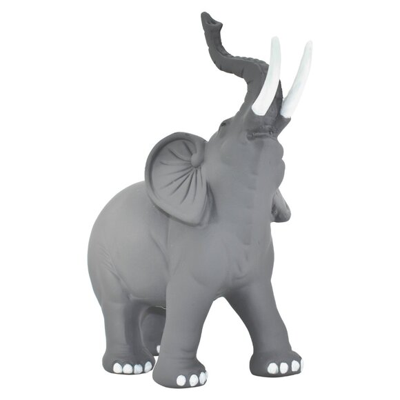 Adam & Friends Home Decor Solid Elephant Sculpture | 1-Piece | Matte Grey Stone - Picture 1 of 4
